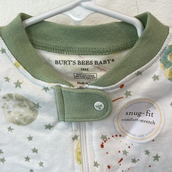 NWT Burt’s Bees Baby Pajamas - Picture 2 of 4